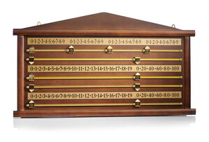 Mahagoni Snooker Score Board ECONOMY