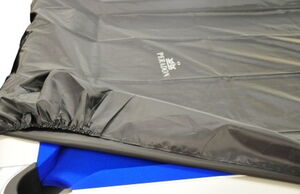 Mit Gummis an den Ecken