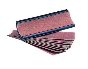 Gerundete Schleifpapier Schienen