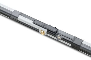 Flickwerk Lederkoffer Schwarz Grau dünn gross zu