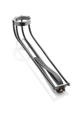 Langer Auffang mit Chrom Schwarz